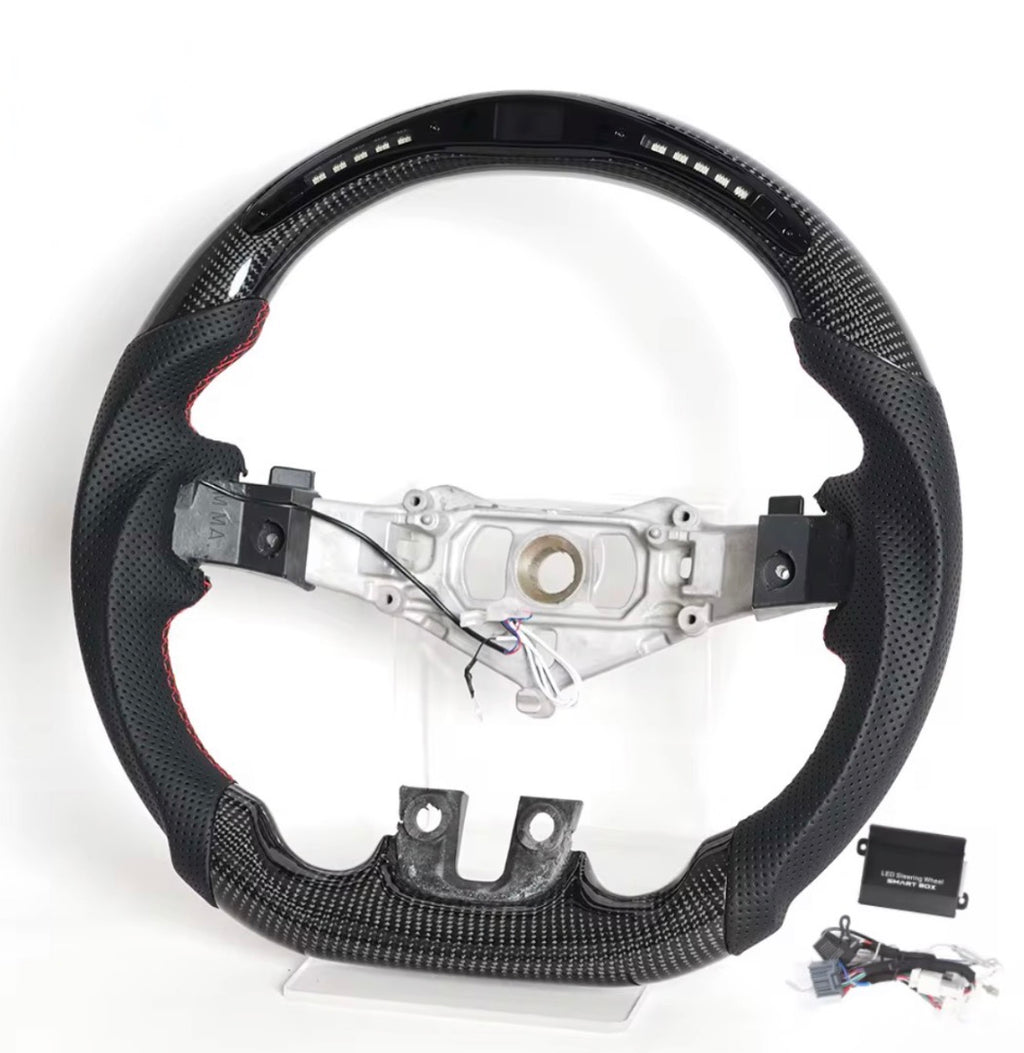 Dodge Charger/Challanger/Durango/Cherokee LED (2011-2014) Carbon Fiber Steering Wheel