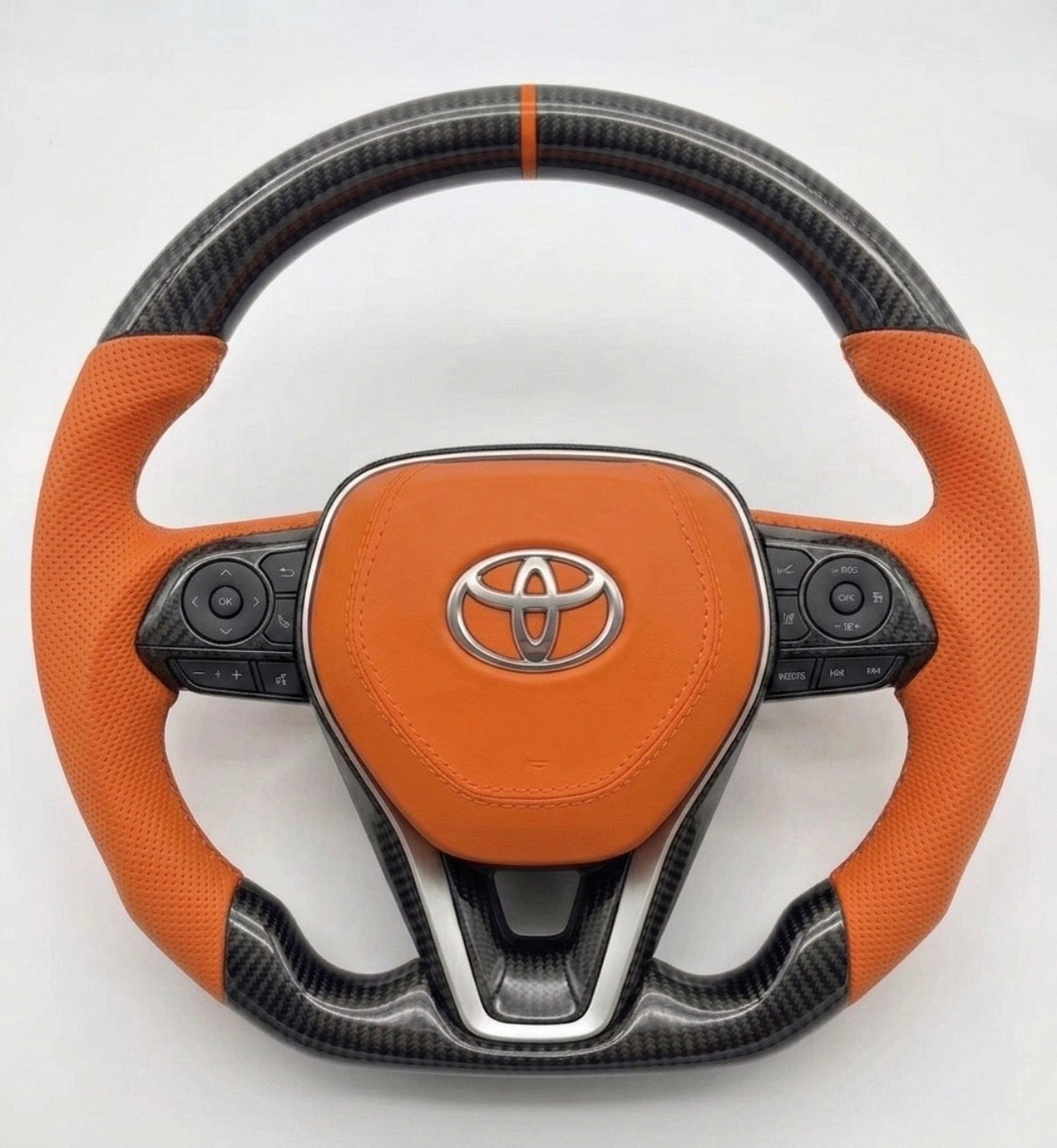 Toyota Camry/Corolla/Rav4 Carbon Fiber Steering Wheel W/Airbag Cover