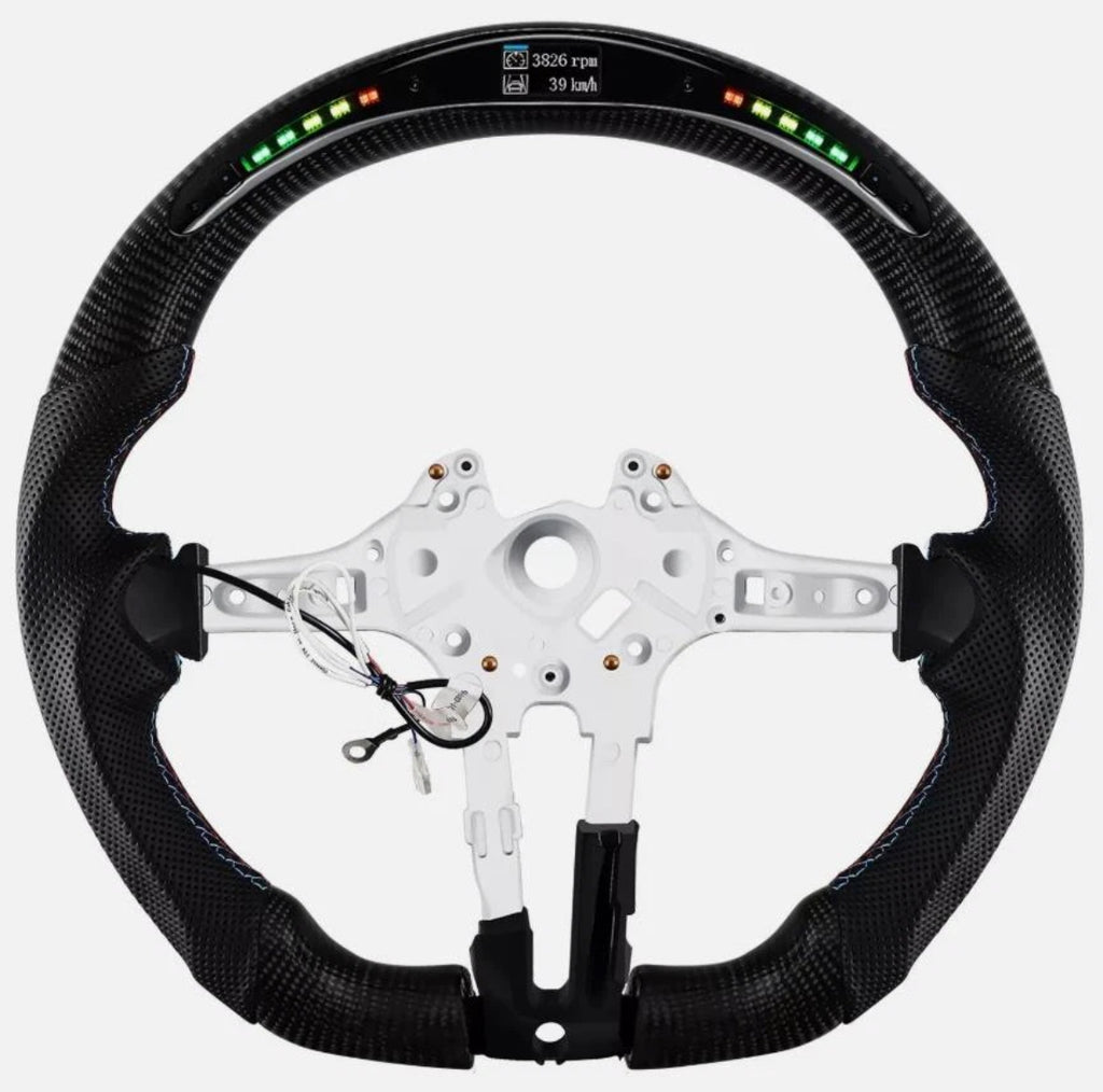 BMW F10 LED Carbon Fiber Steering Wheel