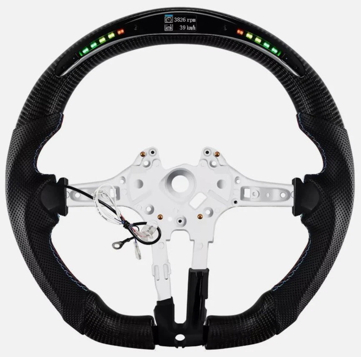 BMW F10 LED Carbon Fiber Steering Wheel