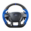 Custom Ford F-150/F-250/F-350 (2015-2020) Carbon Fiber Steering Wheel