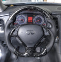 INFINITI G35/G37/Q40 (2007-2015) FORGED Carbon Fiber Steering Wheel W/Trim Piece