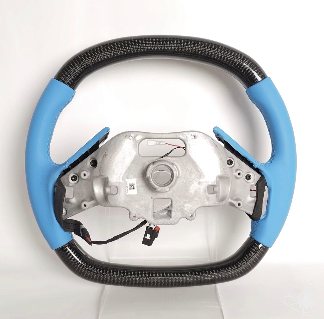 Corvette C8 (2020-2026) LED HEATED Carbon Fiber Steering Wheel