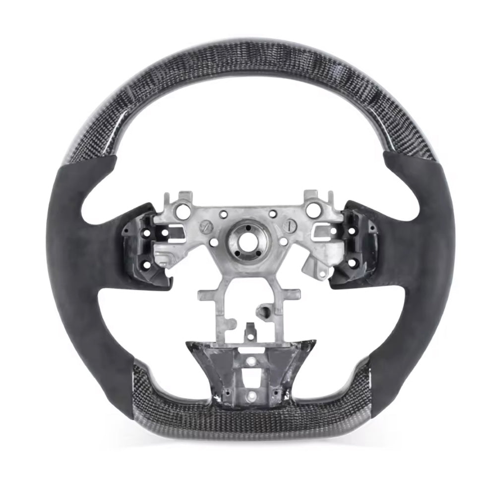 INFINITI Q50 (2014-2017) LED Carbon Fiber Steering Wheel W/Alcantara Grips