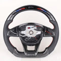 Mercedes (2010-2018) LED Carbon Fiber Steering Wheel W/Trim Piece