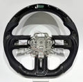 Ford Mustang (2018-2023) LED Carbon Fiber Steering Wheel W/Trim Piece And Thumb Grips