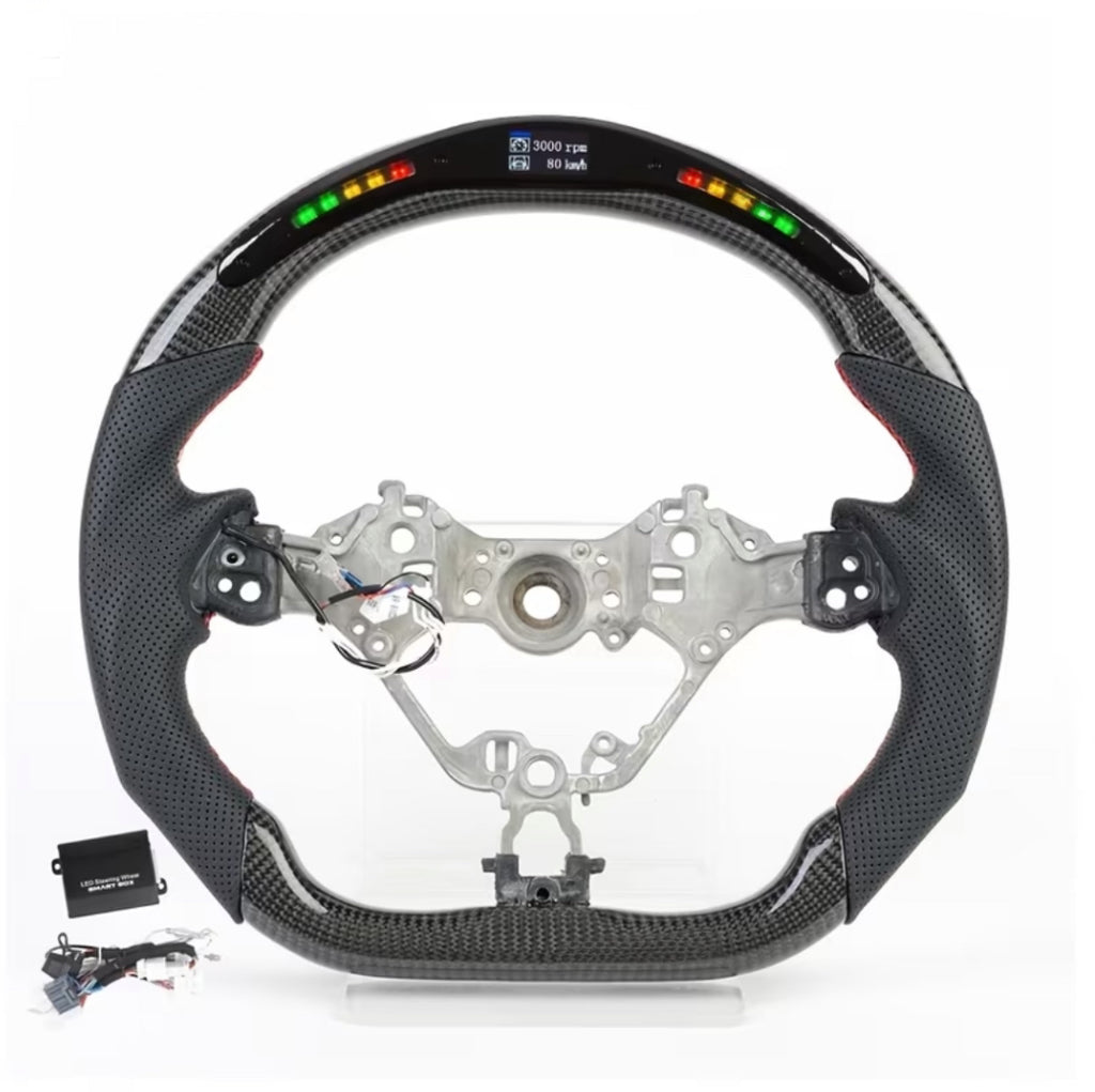 Toyota 86/GR86/Subaru BRZ (2017-2021) LED Carbon Fiber Steering Wheel