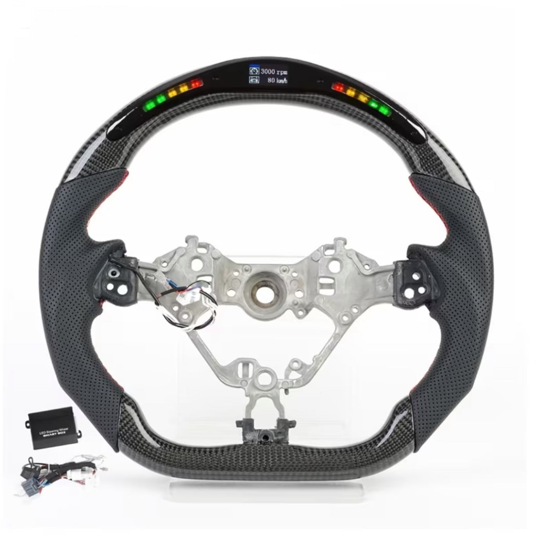 Toyota 86/GR86/Subaru BRZ (2017-2021) LED Carbon Fiber Steering Wheel