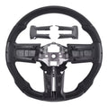 Ford Mustang (2012-2014) Carbon Fiber Steering Wheel W/Thumb Grips And Trim Piece