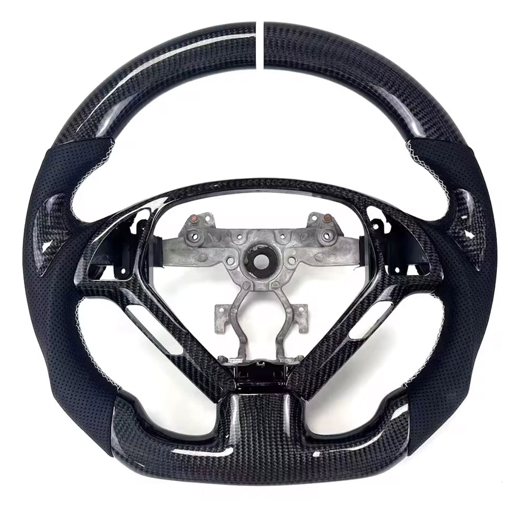 INFINITI G35/G37/Q40 (2007-2015) Carbon Fiber Steering Wheel W/Thumb Grips and Trim Piece