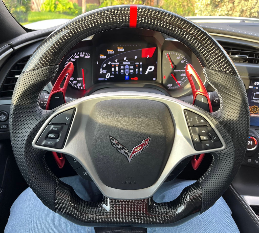Corvette C7 (2014-2019) Carbon Fiber Steering Wheel
