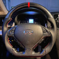 INFINITI G35/G37/Q40 (2007-2015) Carbon Fiber Steering Wheel W/Trim Piece