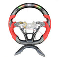 Honda Accord (2018-2022) LED Carbon Fiber Steering Wheel W/Thumb Grips And Trim Piece