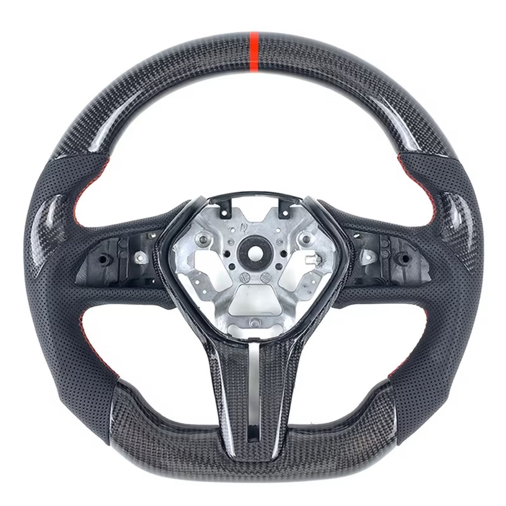 INFINITI Q50/Q60 (2018-2024) Carbon Fiber Steering Wheel W/Thumb Grips And Trim Piece