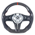 INFINITI Q50/Q60 (2018-2024) Carbon Fiber Steering Wheel W/Thumb Grips And Trim Piece