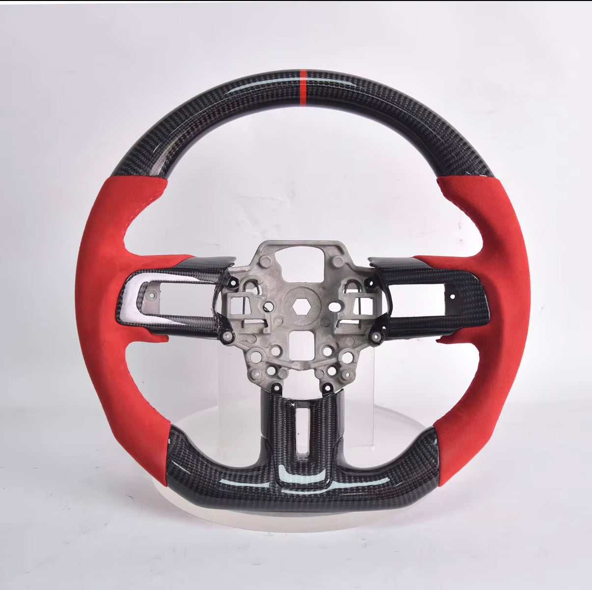 Ford Mustang (2018-2023) Carbon Fiber Steering Wheel W/Trim Piece