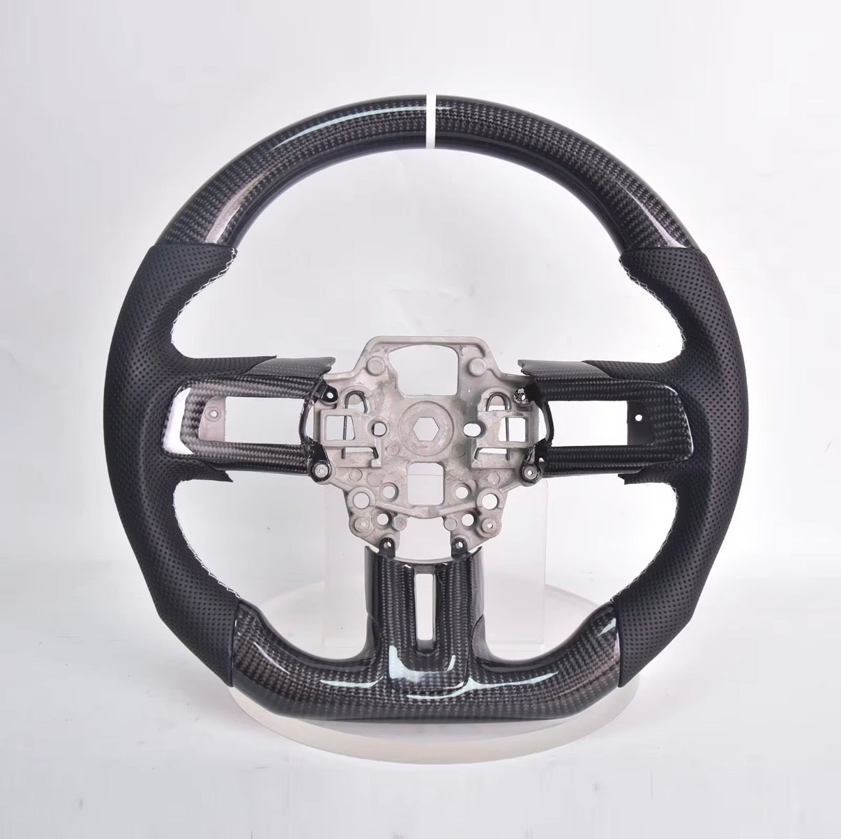 Ford Mustang (2018-2023) Carbon Fiber Steering Wheel W/Trim Piece