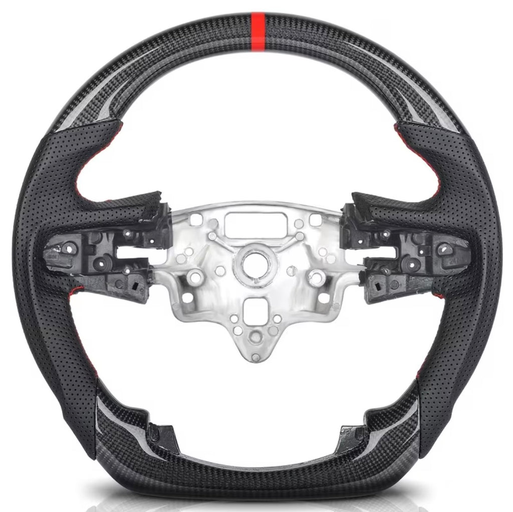Chevy Silverado (2019-2026) 1500/2500/3500 Carbon Fiber Steering Wheel