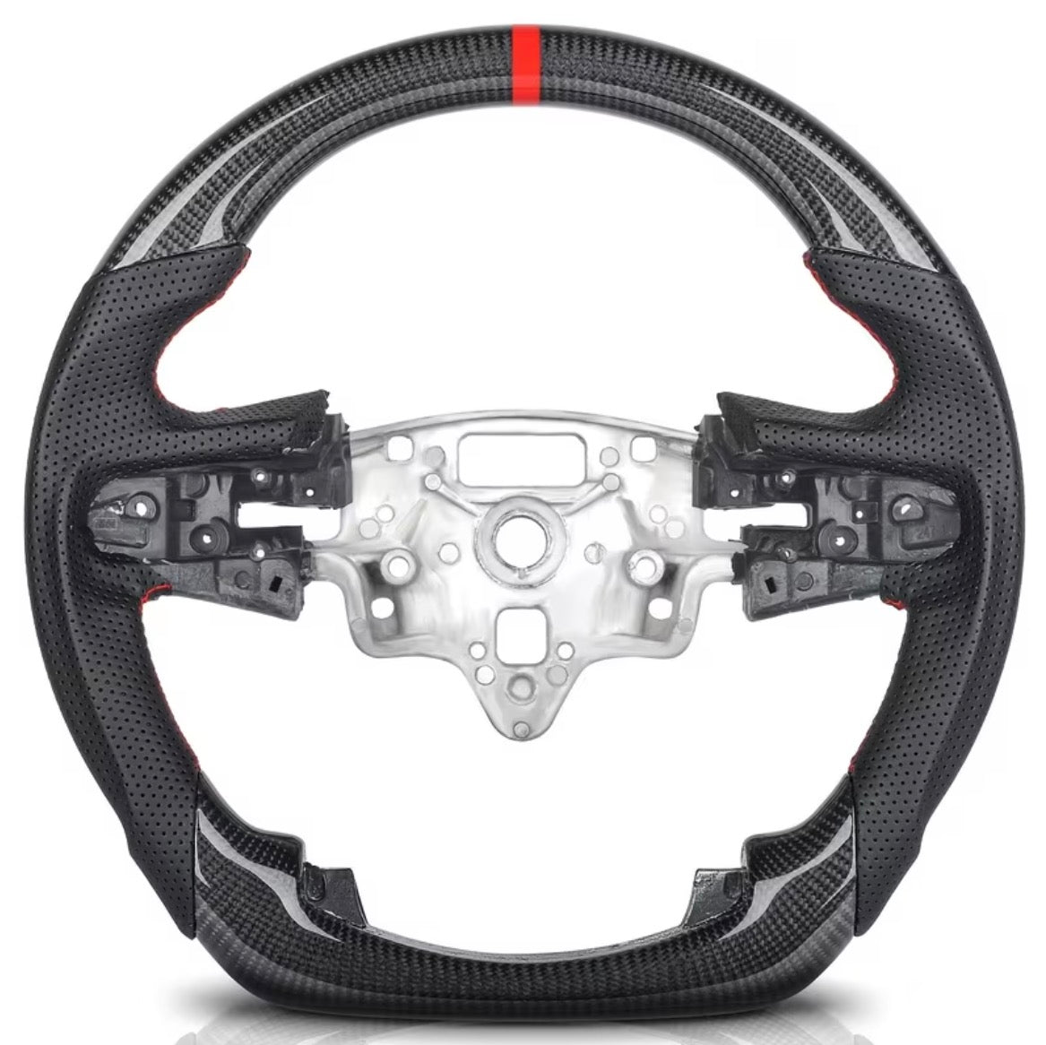 Chevy Silverado (2019-2026) 1500/2500/3500 Carbon Fiber Steering Wheel