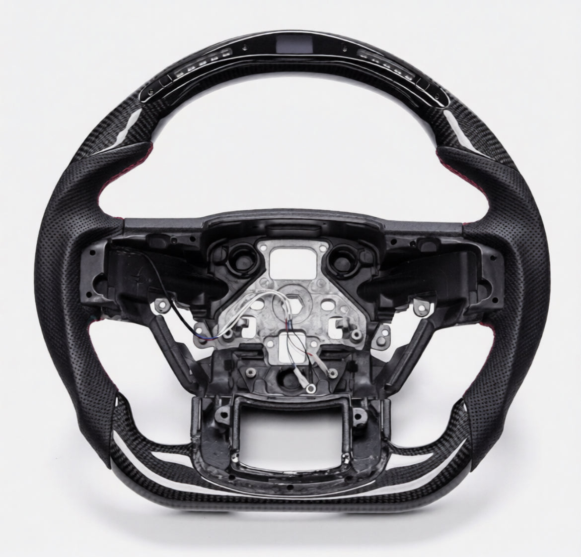 Ford F-150/F-250/F-350 (2015-2020) LED Carbon Fiber Steering Wheel