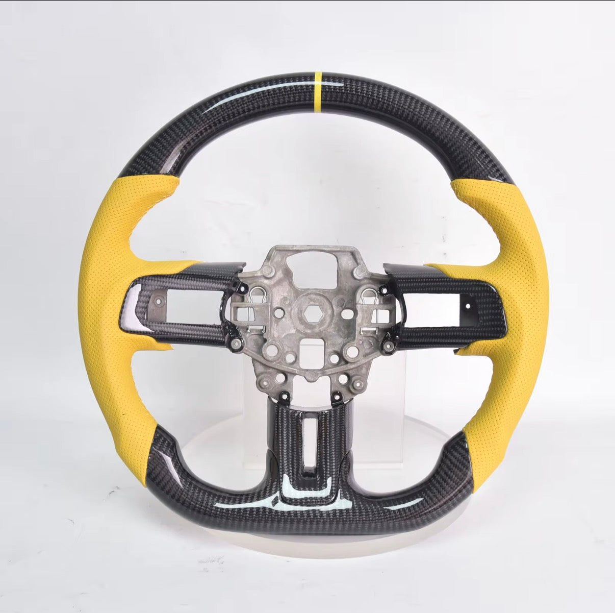 Ford Mustang (2018-2023) Carbon Fiber Steering Wheel W/Trim Piece