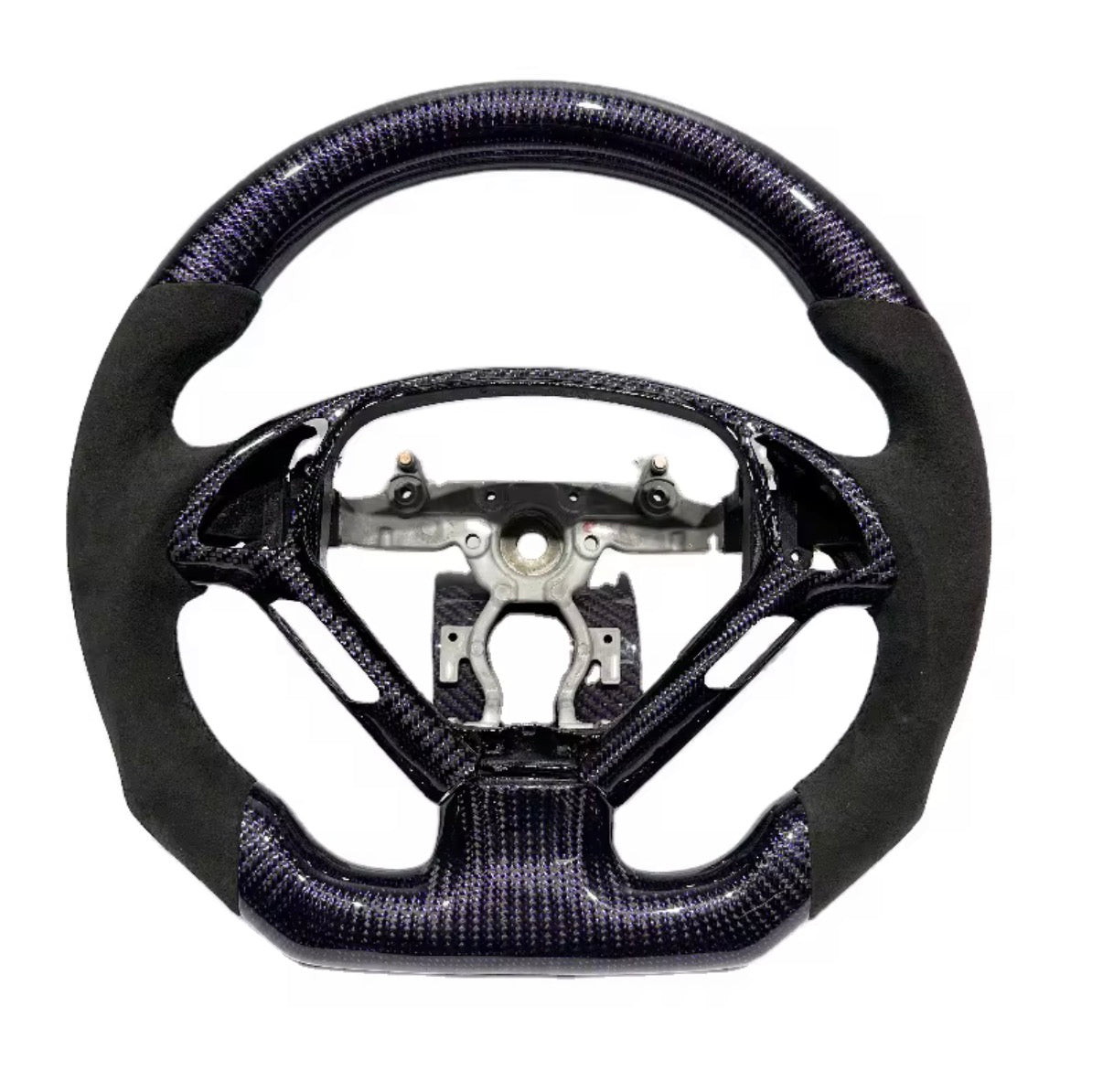 INFINITI G35/G37/Q40 (2007-2015) Carbon Fiber Steering Wheel W/Alcantara And Trim Piece