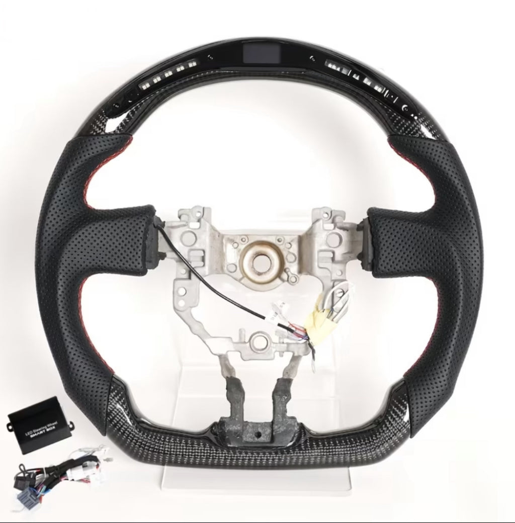 Toyota GT86/86/Scion FRS/Subaru BRZ (2012-2016) LED Carbon Fiber Steering Wheel