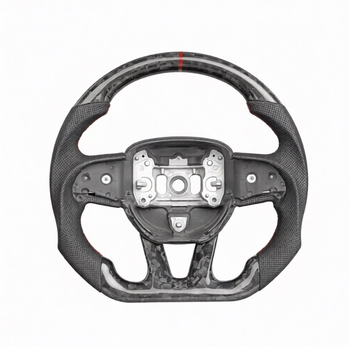 Dodge Charger/Challenger (2015-2023)/ Durango/Jeep Cherokee (2014-2023) FORGED Carbon Fiber Steering Wheel