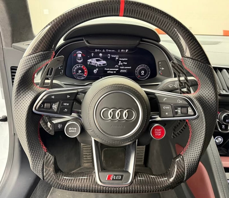 Audi R8/TT/TTRS (2017-2023) Carbon Fiber Steering Wheel