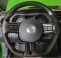 Ford Mustang (2010-2014) Carbon Fiber Steering Wheel W/Thumb Grips And Trim Piece
