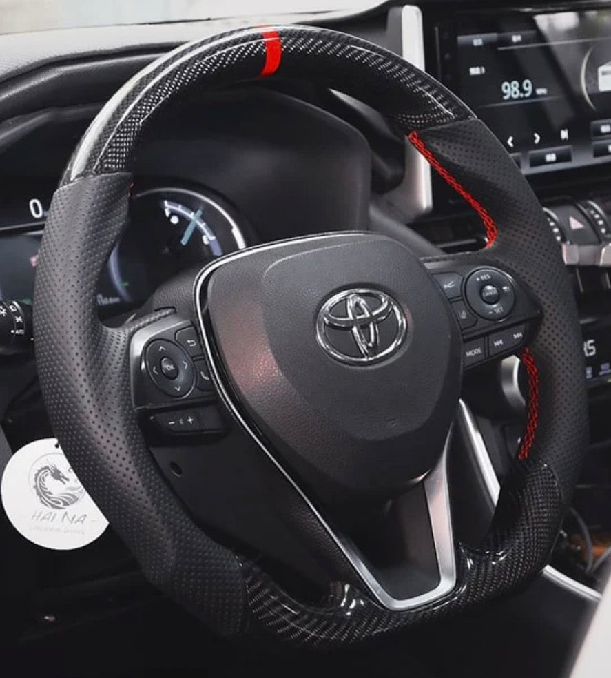 Toyota Camry/Corolla/Rav4 (2018-2023) Carbon Fiber Steering Wheel