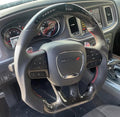 Dodge Charger/Challenger (2015-2023)/ Durango/Jeep Cherokee (2014-2023) LED Carbon Fiber Steering Wheel