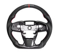 Honda Civic (2016-2021) Carbon Fiber Steering Wheel W/Trim Piece