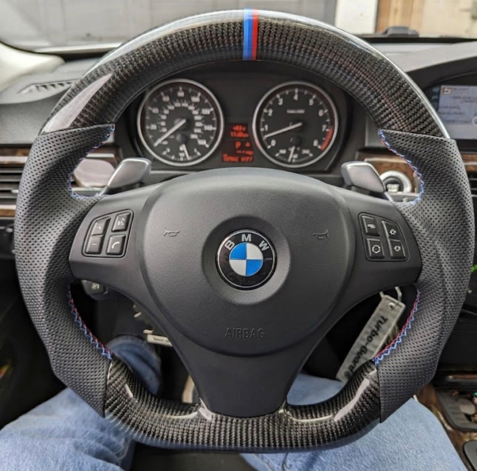 BMW E9X Carbon Fiber Steering Wheel
