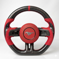 Ford Mustang (2018-2023) Carbon Fiber Steering Wheel W/Trim Piece And Airbag Cover