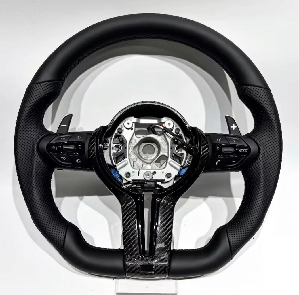 BMW F10 Nappa Leather Steering Wheel W/Trim Piece And Paddle Shifters