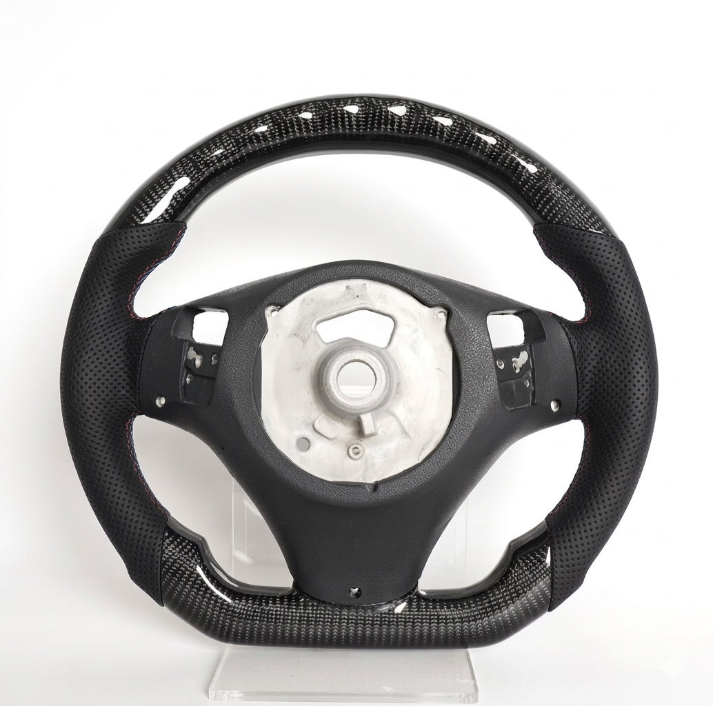 BMW E9X LED Carbon Fiber Steering Wheel