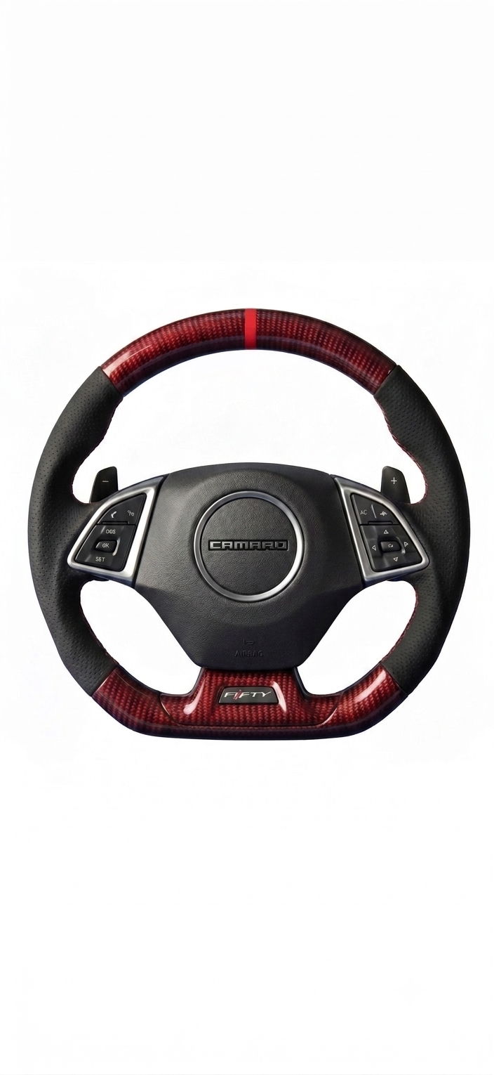 Custom Chevy Camaro (2016-2024) Carbon Fiber Steering Wheel