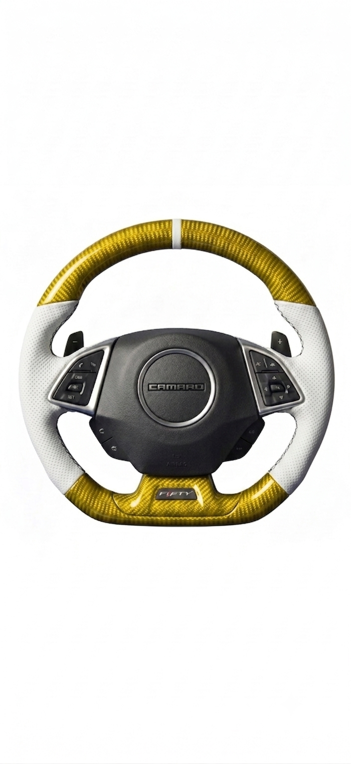 Custom Chevy Camaro (2016-2024) Carbon Fiber Steering Wheel
