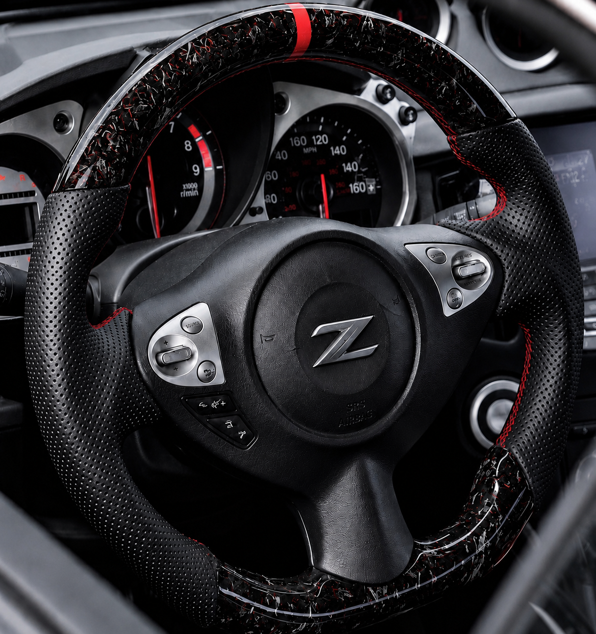 Nissan 370Z (2009-2020) FORGED Carbon Fiber Steering Wheel