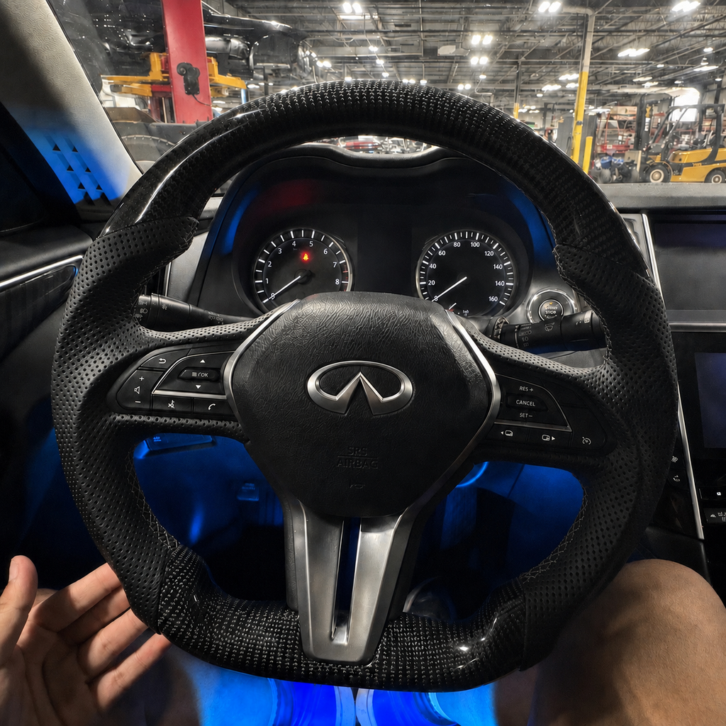 INFINITI Q50/Q60 (2018-2024) Carbon Fiber Steering Wheel