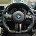 BMW F10 Carbon Fiber Steering Wheel W/Trim Piece Paddle Shifters And Buttons