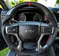Chevy Silverado (2019-2026) 1500/2500/3500 Carbon Fiber Steering Wheel