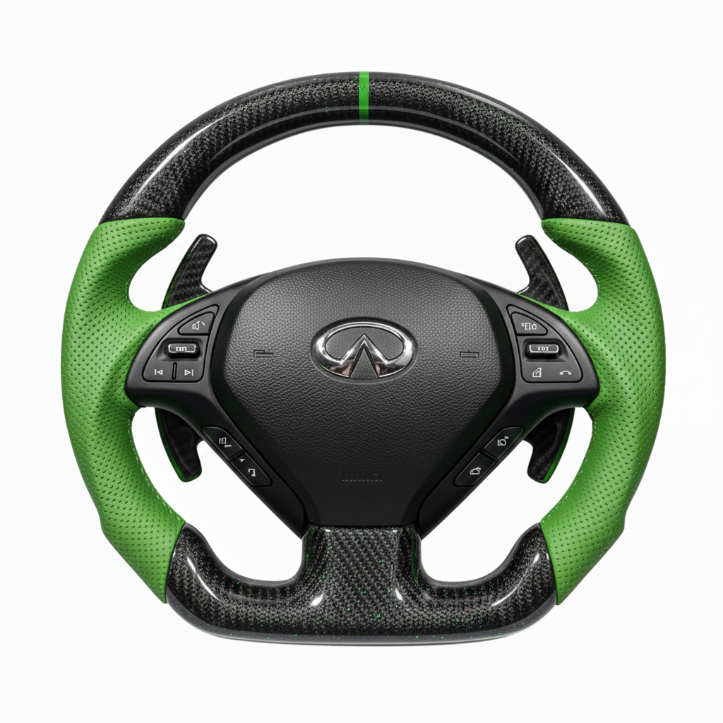 Custom INFINITI G35/G37/Q40 (2007-2015) Carbon Fiber Steering Wheel