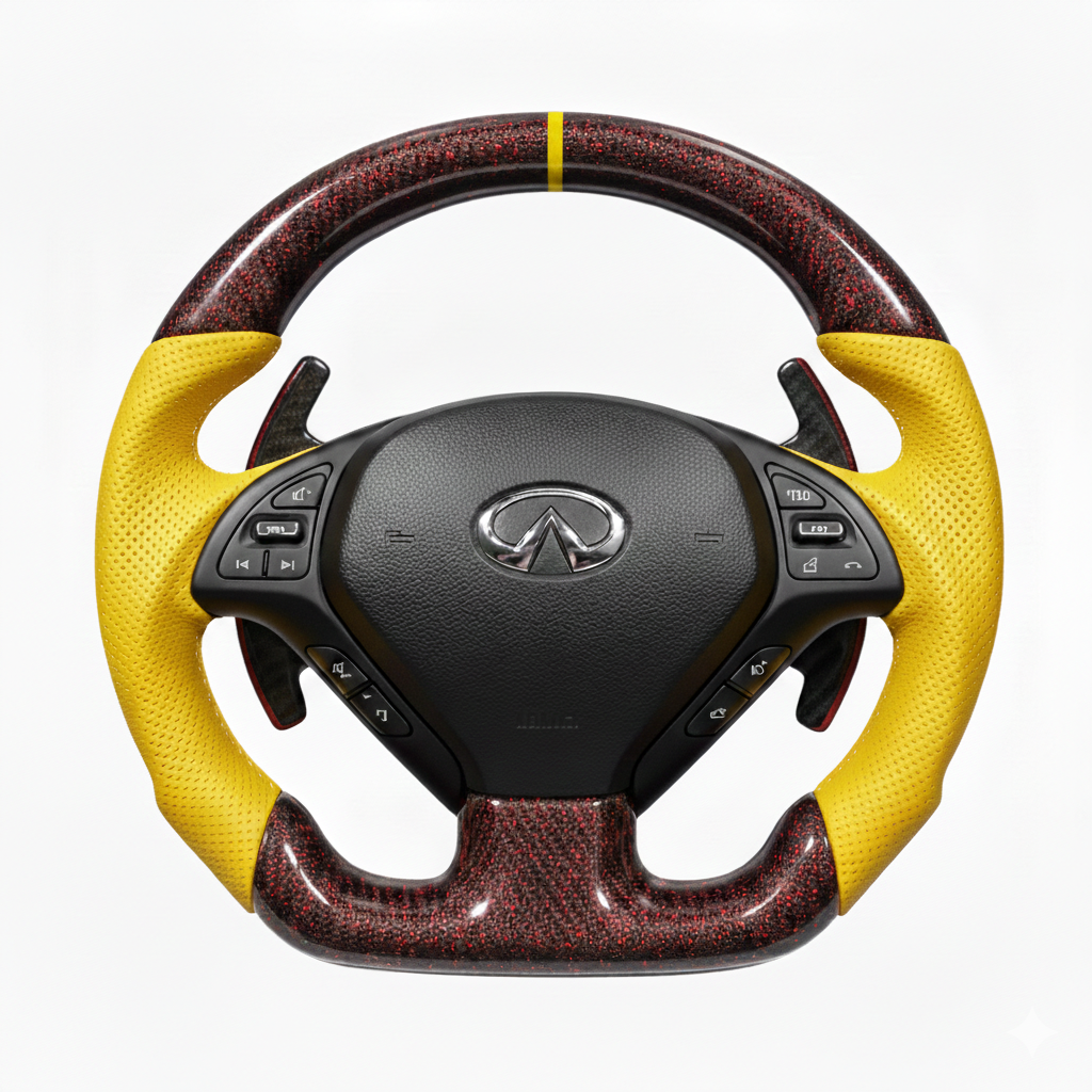 Custom INFINITI G35/G37/Q40 (2007-2015) Carbon Fiber Steering Wheel