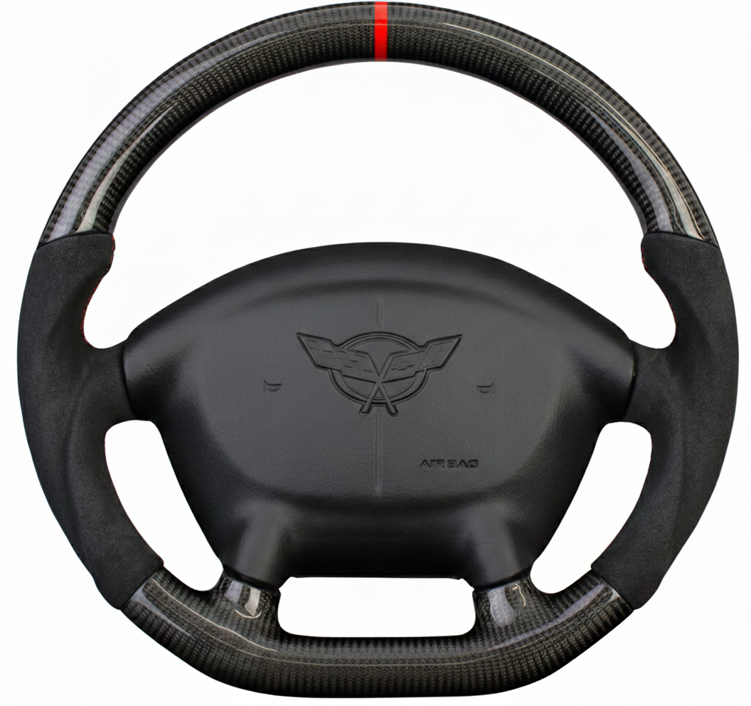 Custom Corvette C5 (1997-2004) Carbon Fiber Steering Wheel