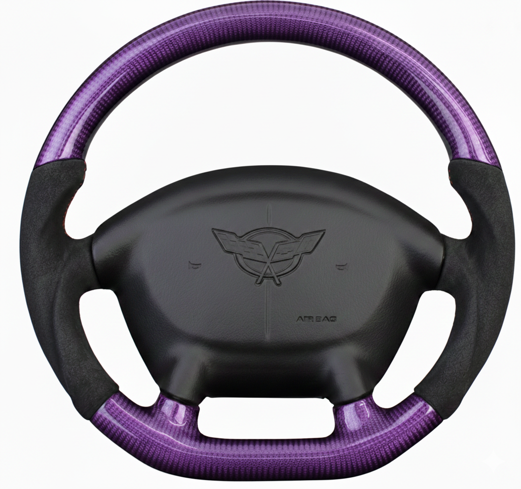 Custom Corvette C5 (1997-2004) Carbon Fiber Steering Wheel