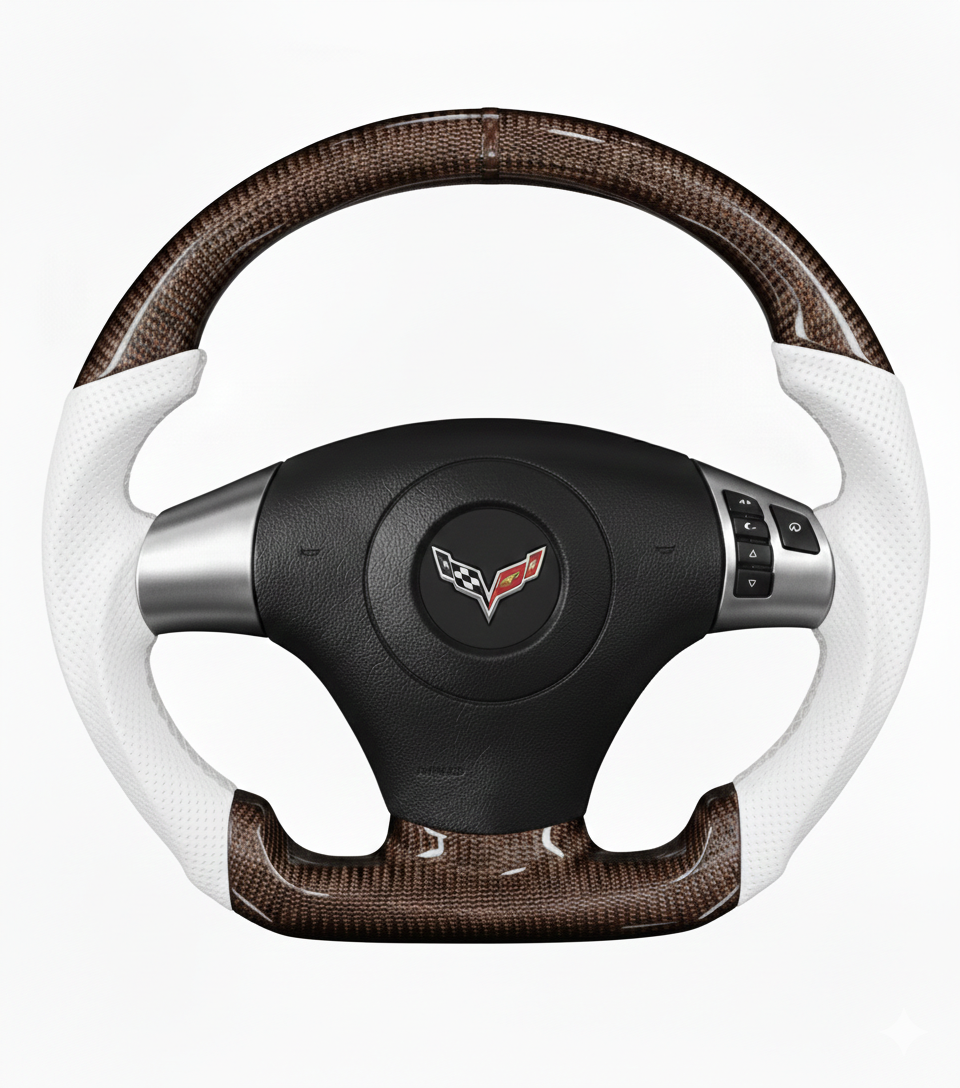 Custom Corvette C6 (2005-2013) Carbon Fiber Steering Wheel