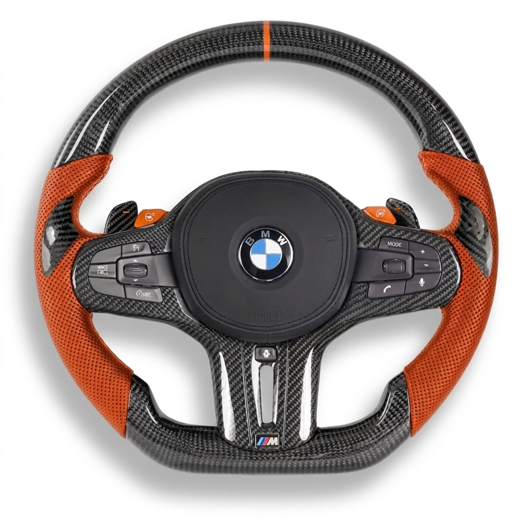 Custom BMW G Series Carbon Fiber Steering Wheel