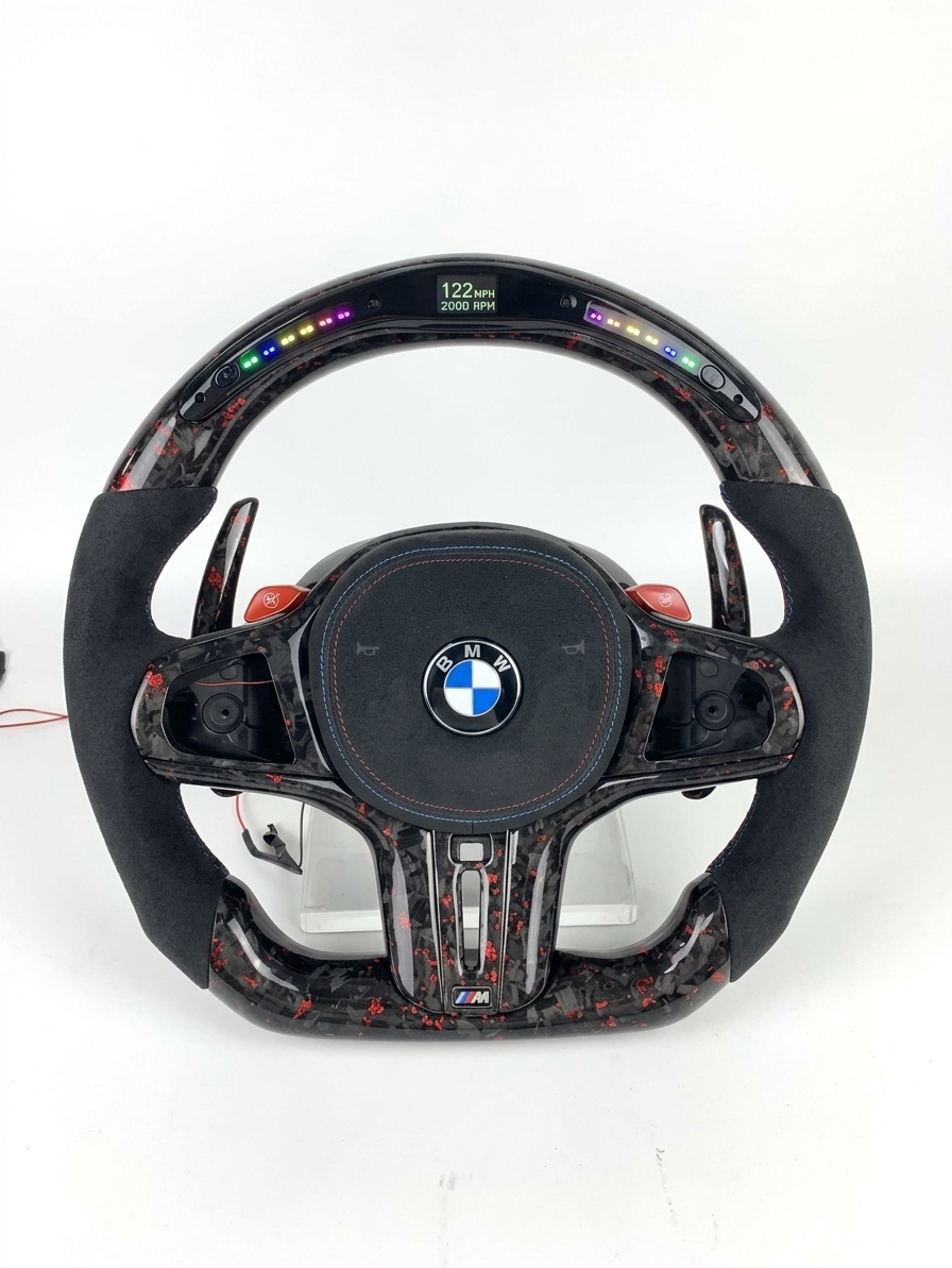 Custom BMW G Series Carbon Fiber Steering Wheel
